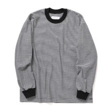 PERS PROJECTS / パースプロジェクト | VICTOR L/S BLIND BORDER TEE - Black / White