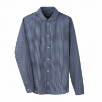 A.P.C. | ラウンドカラーシャツ - Marine