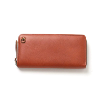 JAM HOME MADE | ARIZONA LEATHER ZIP LONG WALLET - Brown
